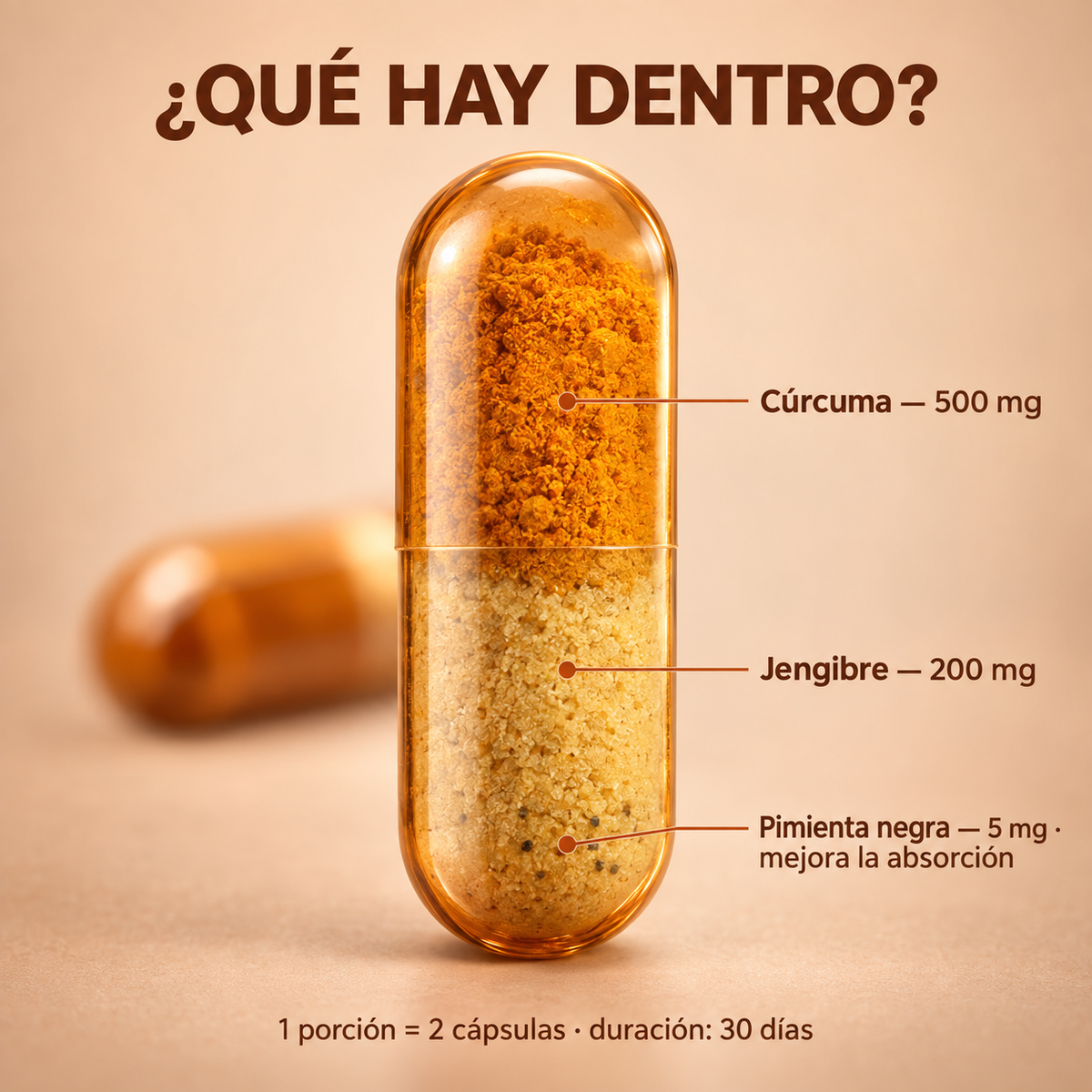 Cúrcuma + jengibre